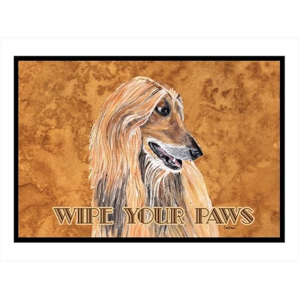 Carolines Treasures Carolines Treasures SC9509MAT 18 x 27 in. Afghan Hound Indoor Or Outdoor Mat SC9509MAT - main